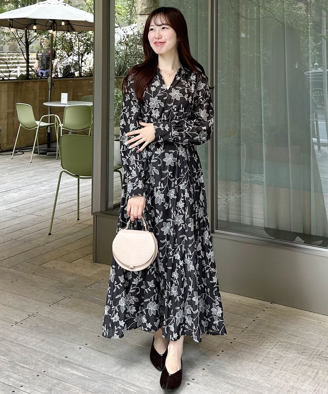 COCO DEAL「エンブロイダリーフレアワンピース」|ワンピース|