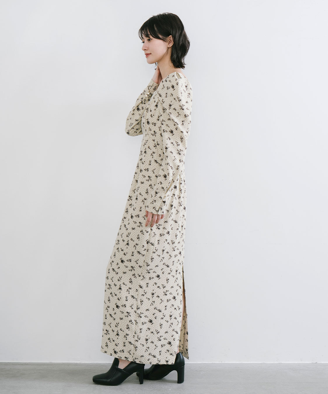 スクエアネックプリントワンピース（COCO DEAL）｜ルミネの