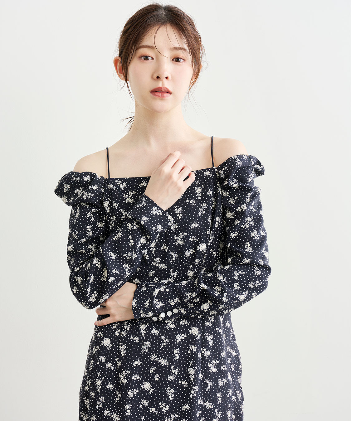 スクエアネックプリントワンピース（COCO DEAL）｜ルミネの