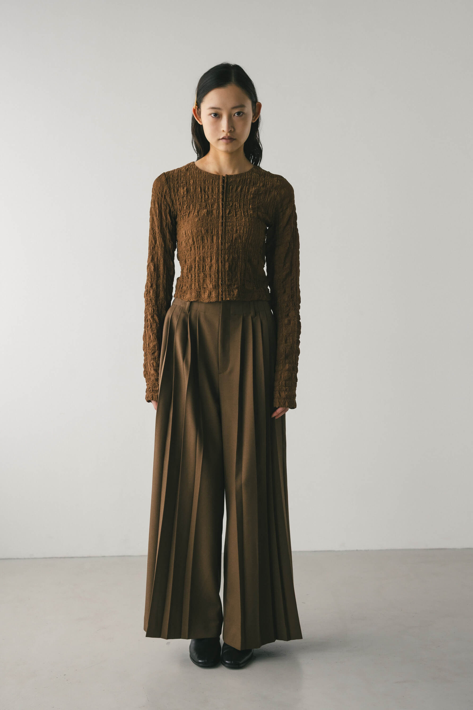 STYLEMIXER「シャーリングコルセットトップ」|シャツ・ブラウス|