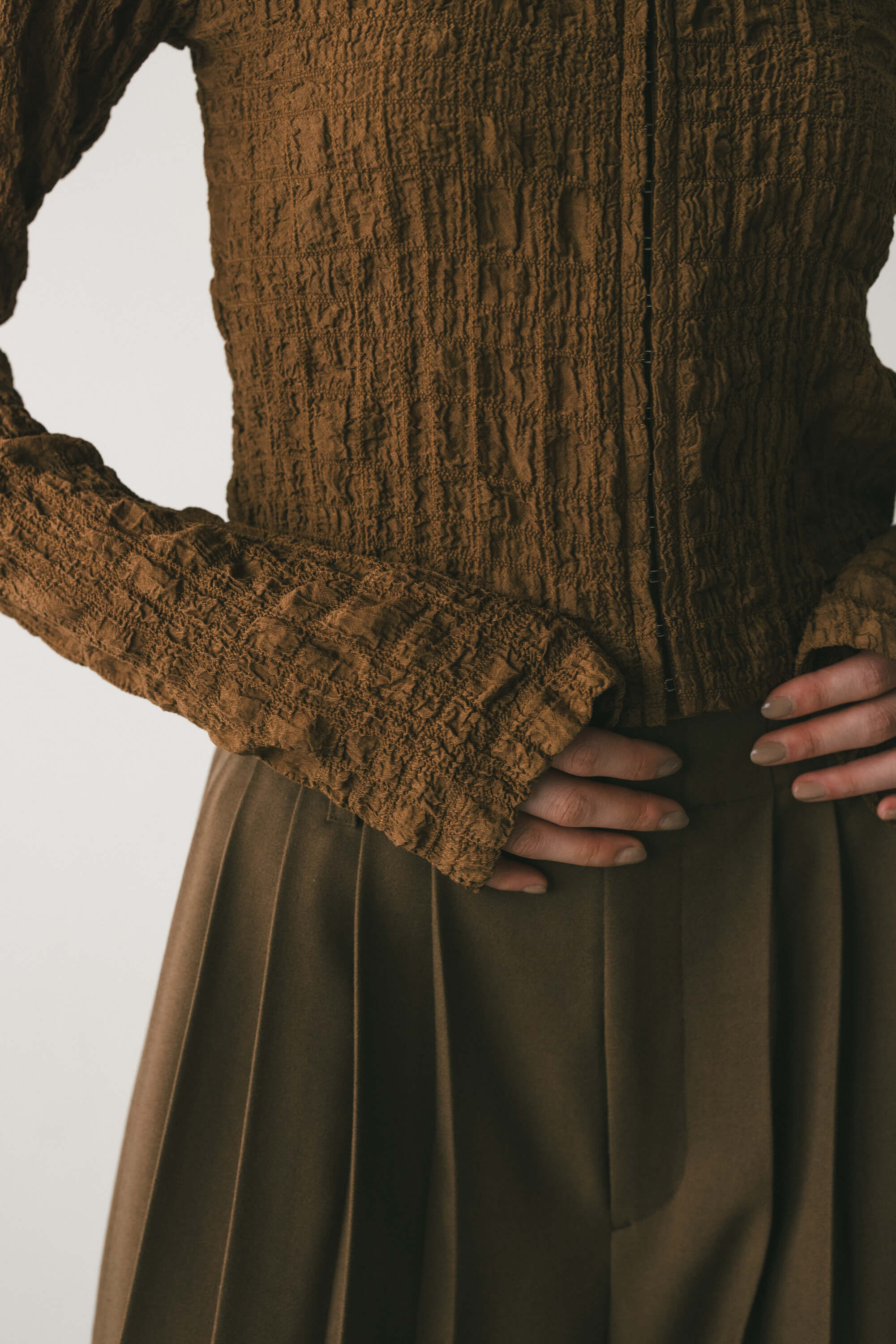 STYLEMIXER「シャーリングコルセットトップ」|シャツ・ブラウス|