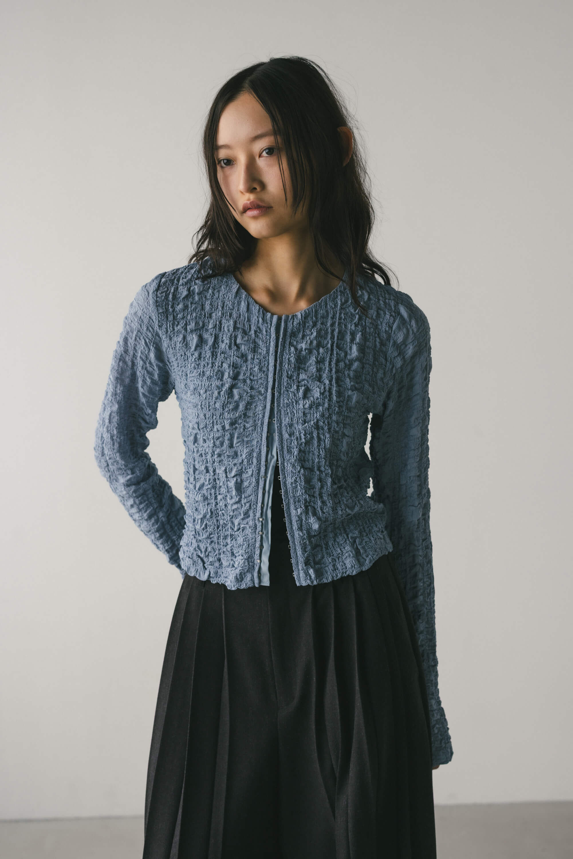 STYLEMIXER「シャーリングコルセットトップ」|シャツ・ブラウス|