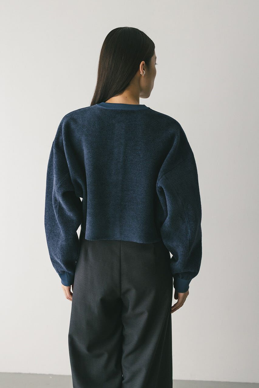 STYLEMIXER「リバーシブルベロアニットカーデ」|カーディガン|