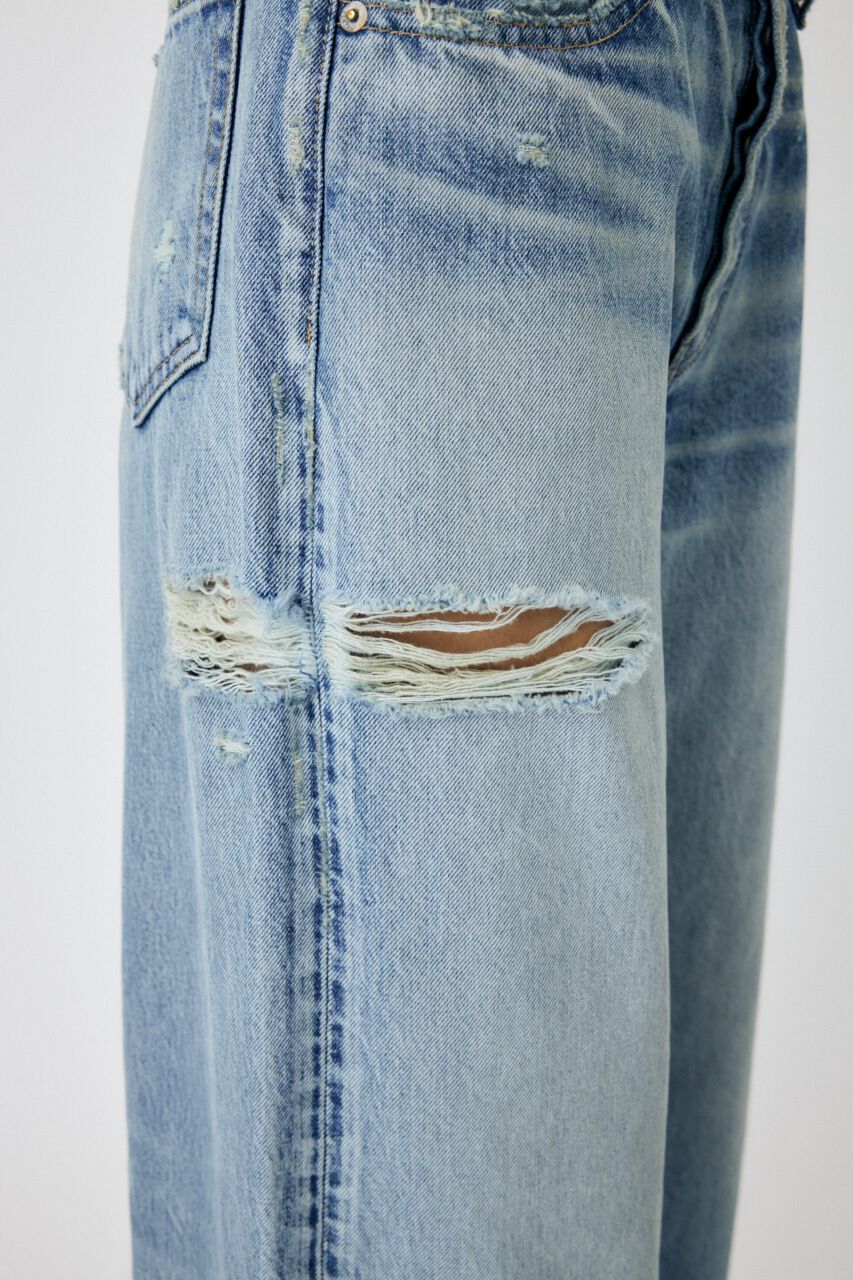 MOUSSY「MIDRISE BAGGY」|デニム|