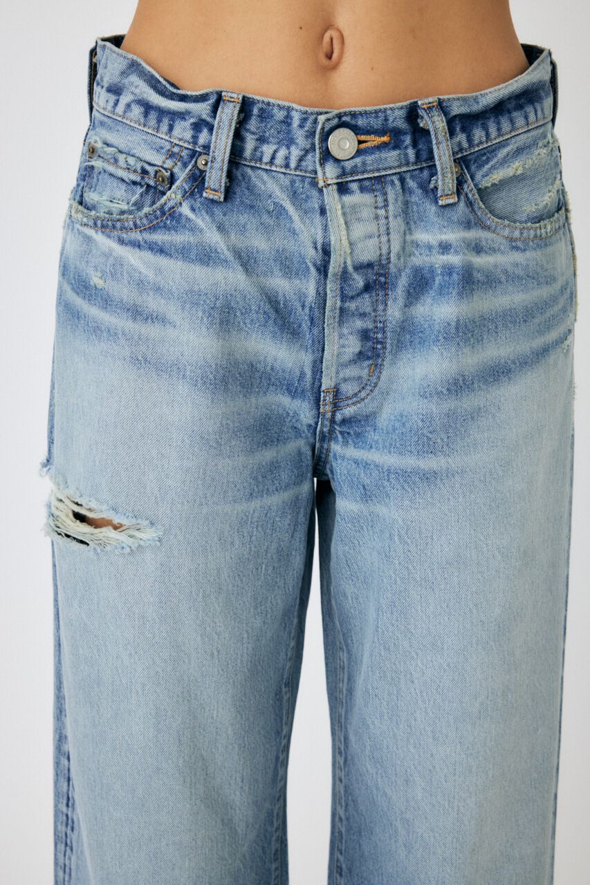 MOUSSY「MIDRISE BAGGY」|デニム|