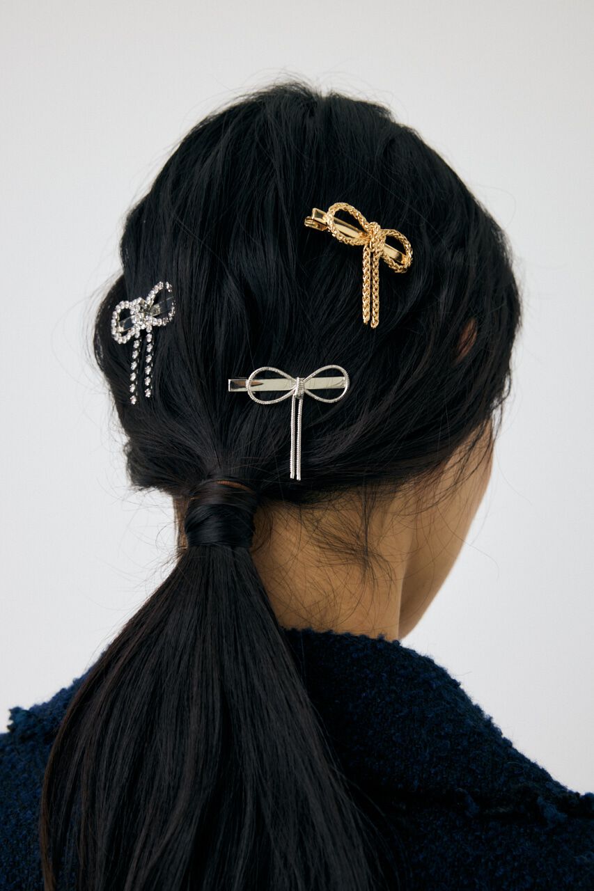MOUSSY「MULTI CHAIN BOW ヘアクリップ」|その他|Multi_1