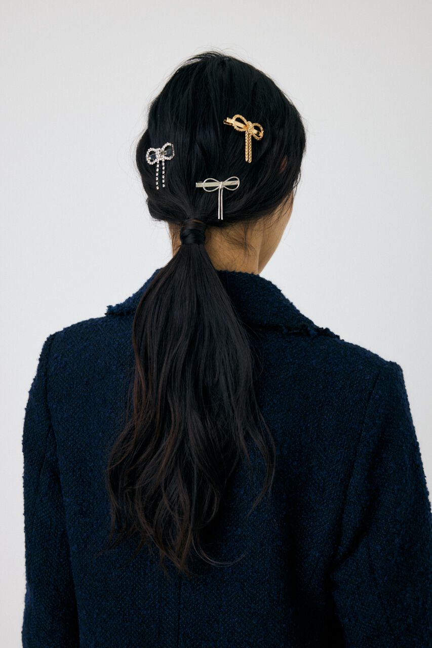 MOUSSY「MULTI CHAIN BOW ヘアクリップ」|その他|