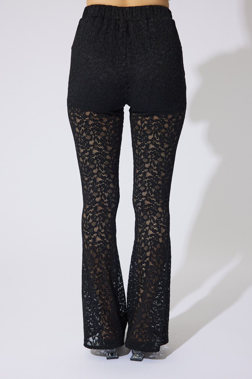 rienda「レースフレアジャストウエストパンツ」|その他|