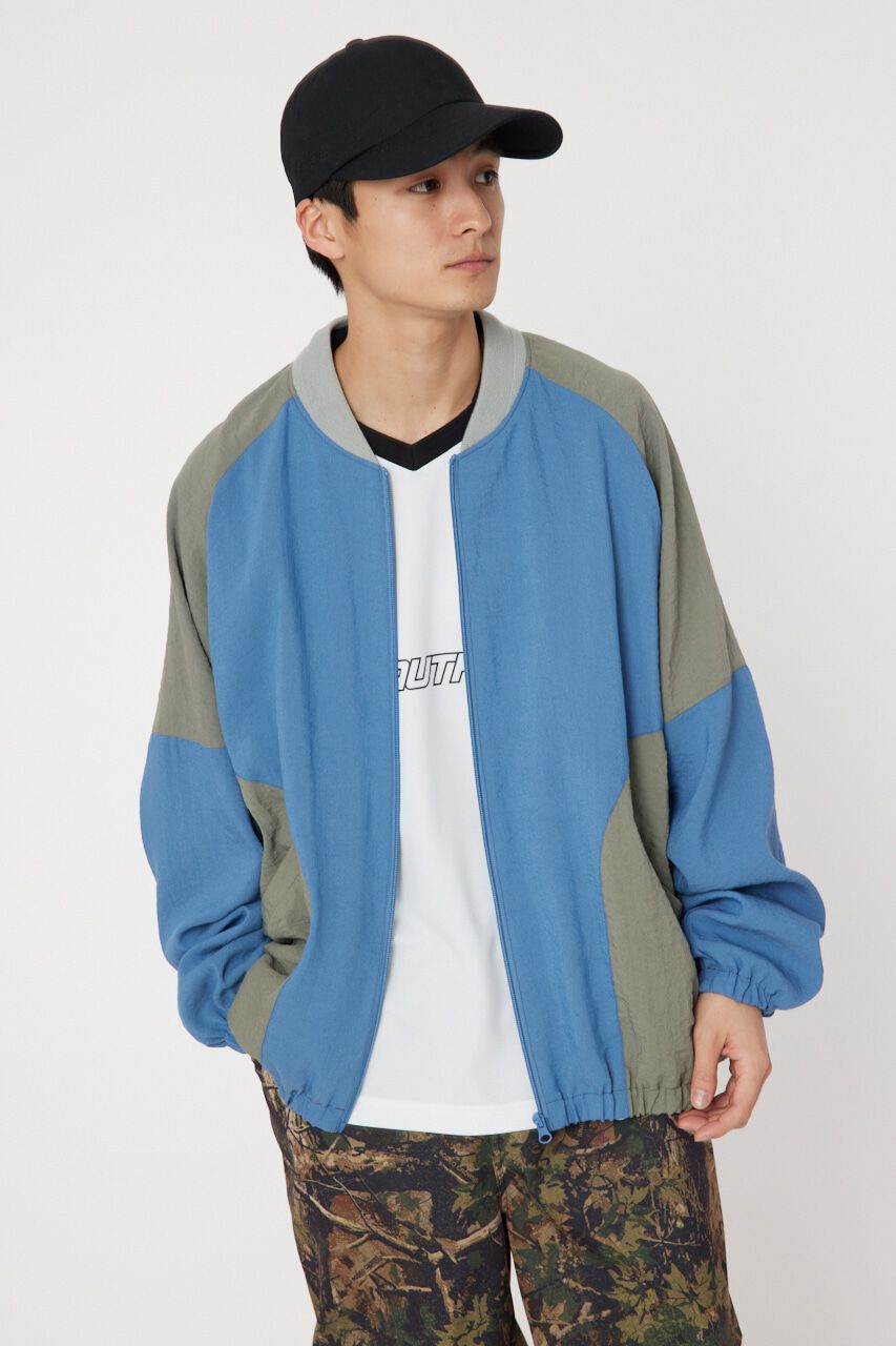 RODEO CROWNS「スイッチングMA-1」|ブルゾン・スタジャン|L/BLU1