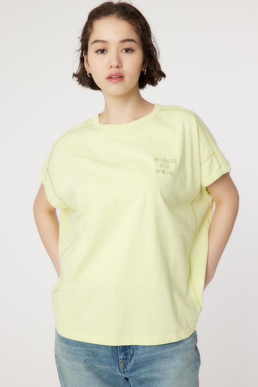 RODEO CROWNS「RCS加工カラートップス」|Tシャツ・カットソー|L/YEL1