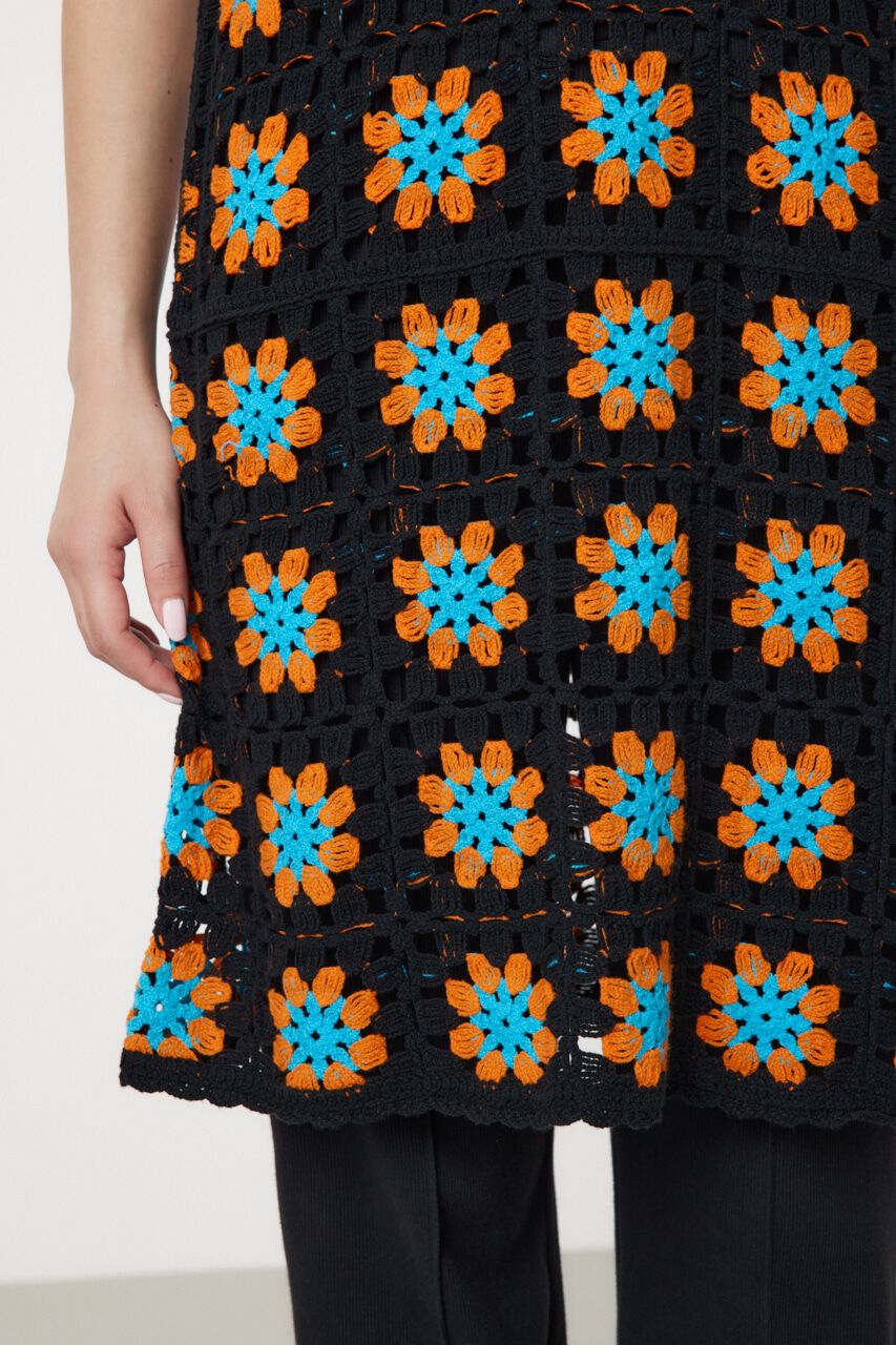 RODEO CROWNS「FLOWERクロシェキャミミニワンピース」|ワンピース|