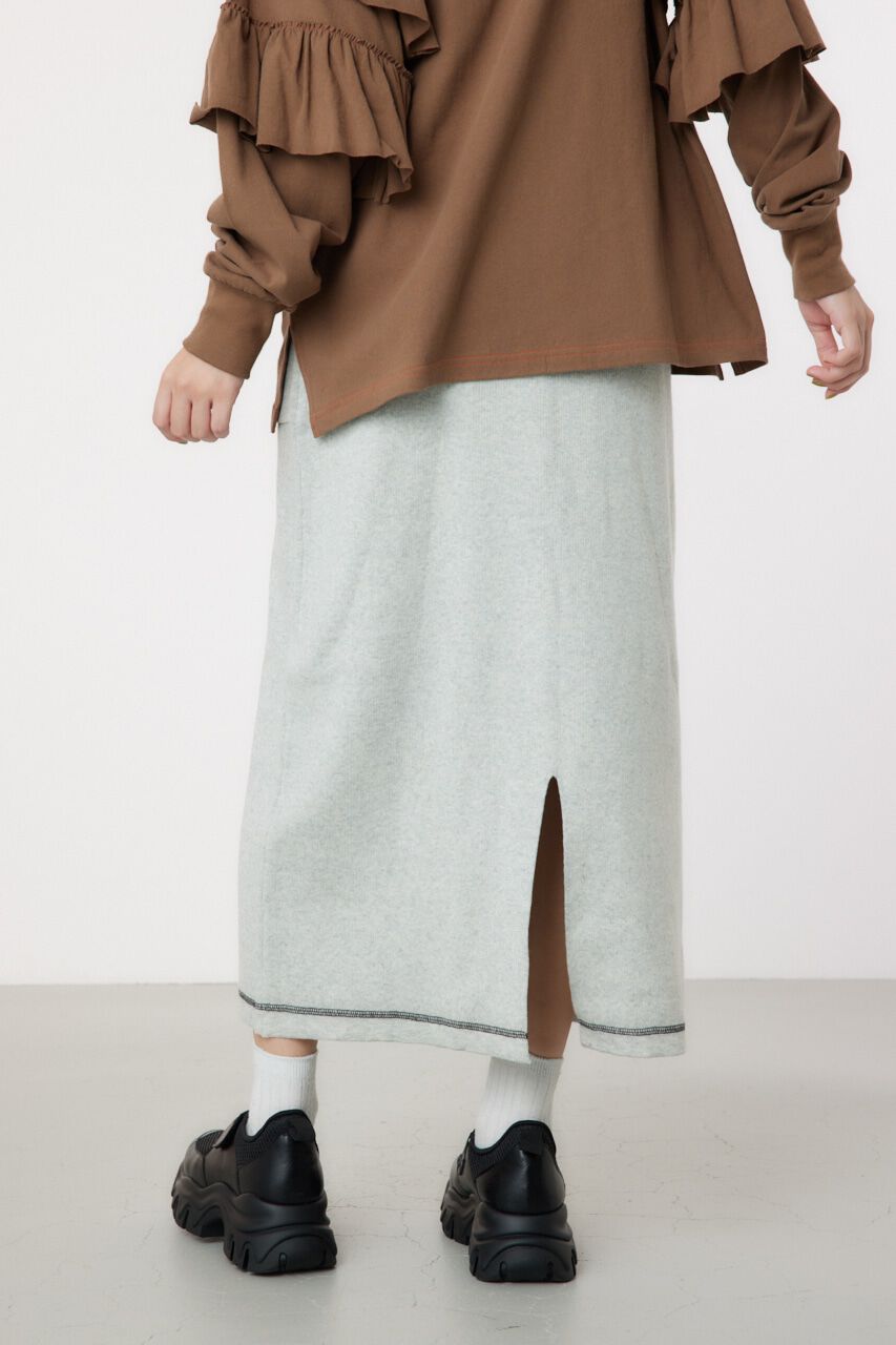 RODEO CROWNS「スウェットライクカラーステッチニットスカート」|その他|