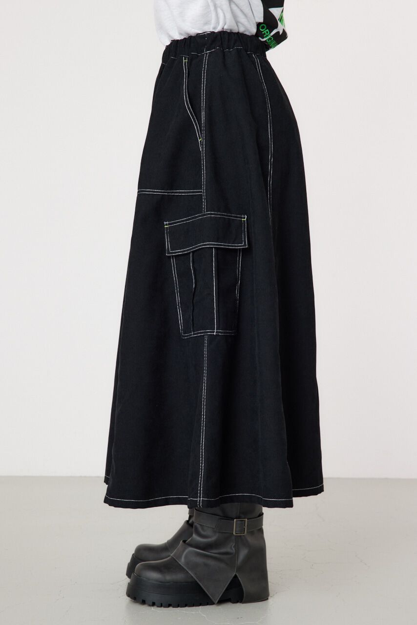 RODEO CROWNS「コーデュロイステッチフレアカーゴスカート」|その他|