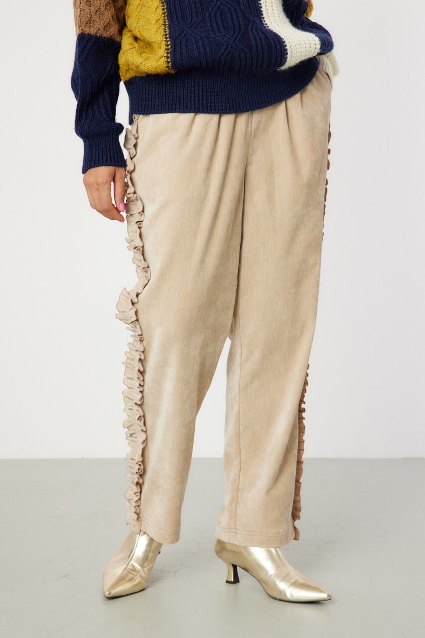 RODEO CROWNS「サイドフリルベロアパンツ」|その他|