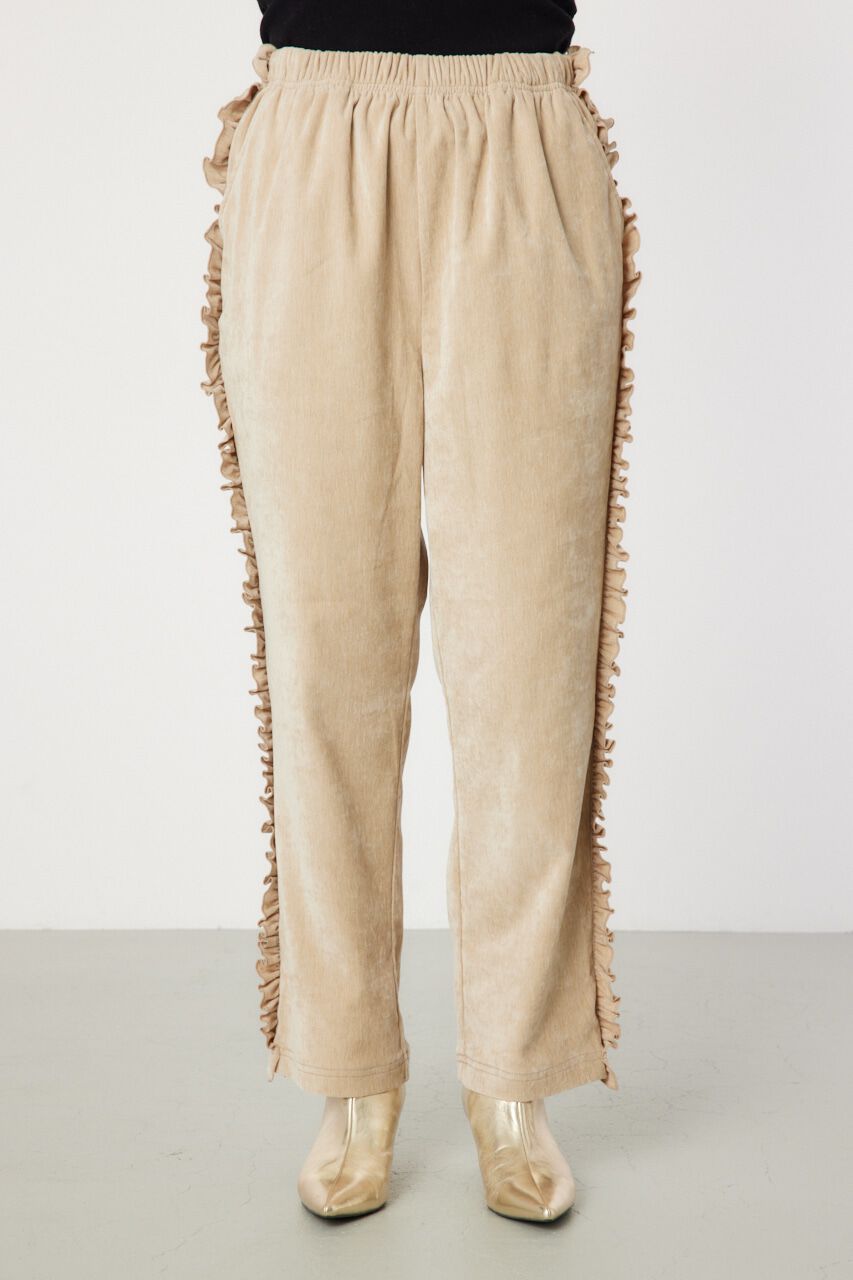 RODEO CROWNS「サイドフリルベロアパンツ」|その他|