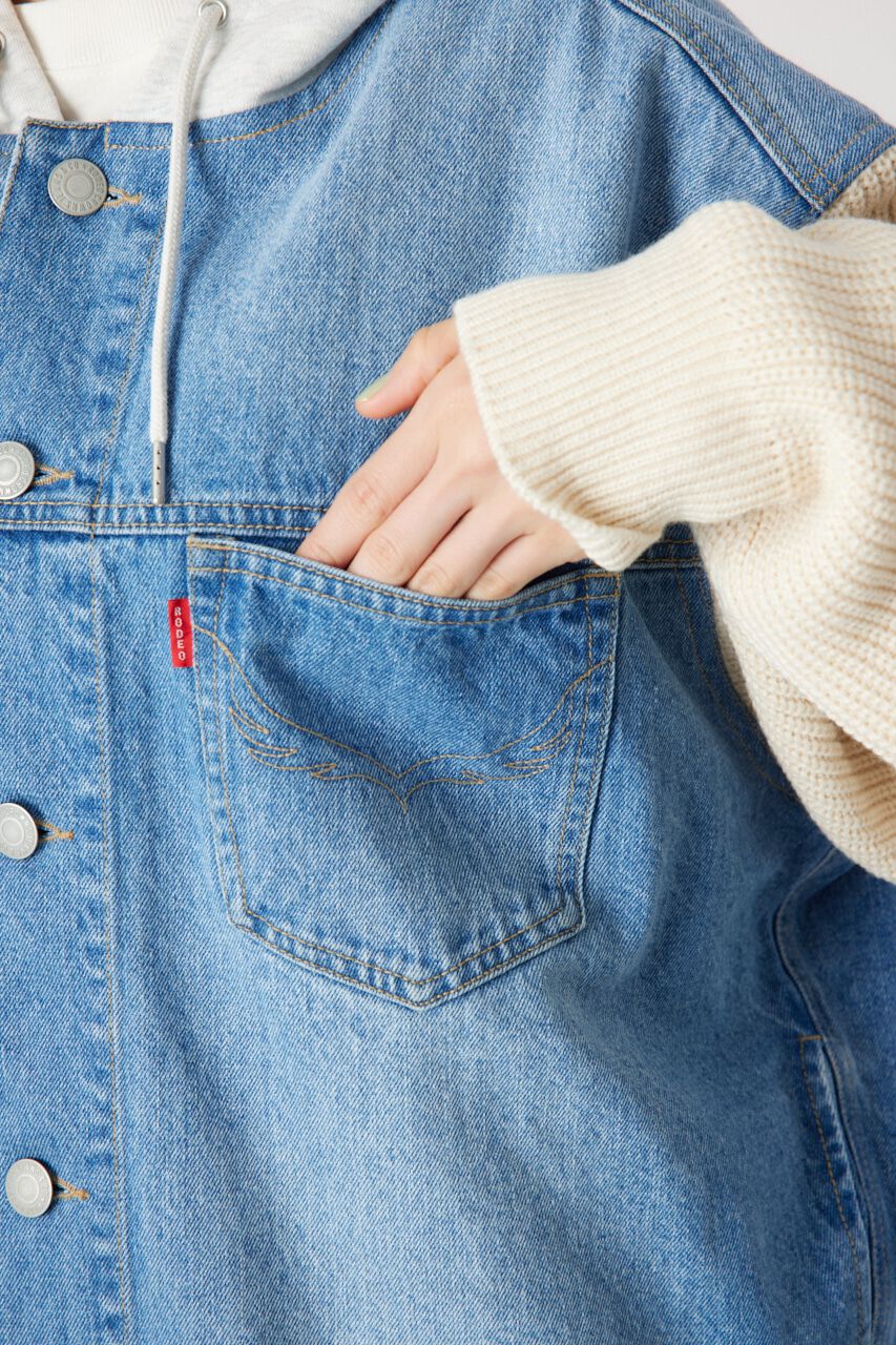 RODEO CROWNS「ニットドッキングデニムジャケット」|その他|