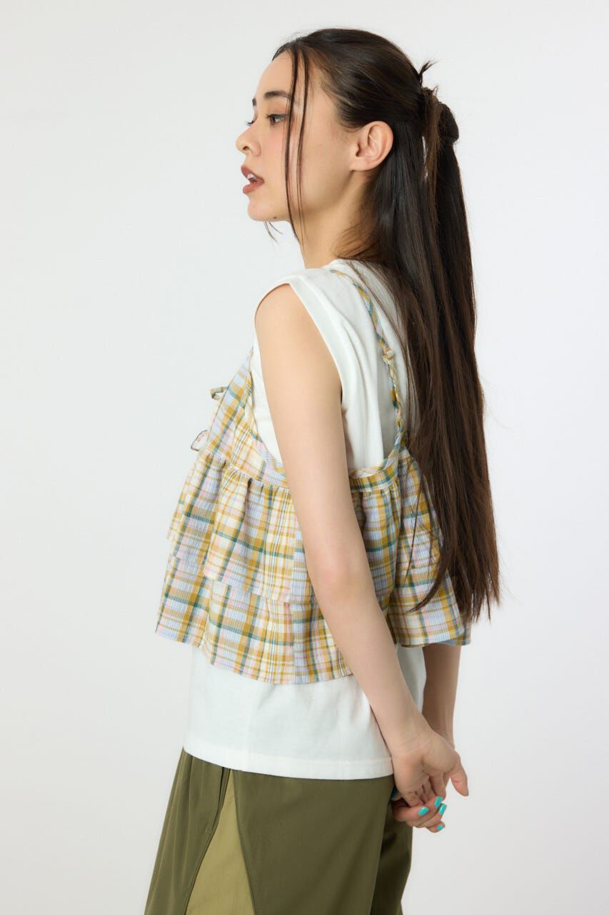 RODEO CROWNS「サマーチェックマルチウェイキャミソール」|キャミソール|