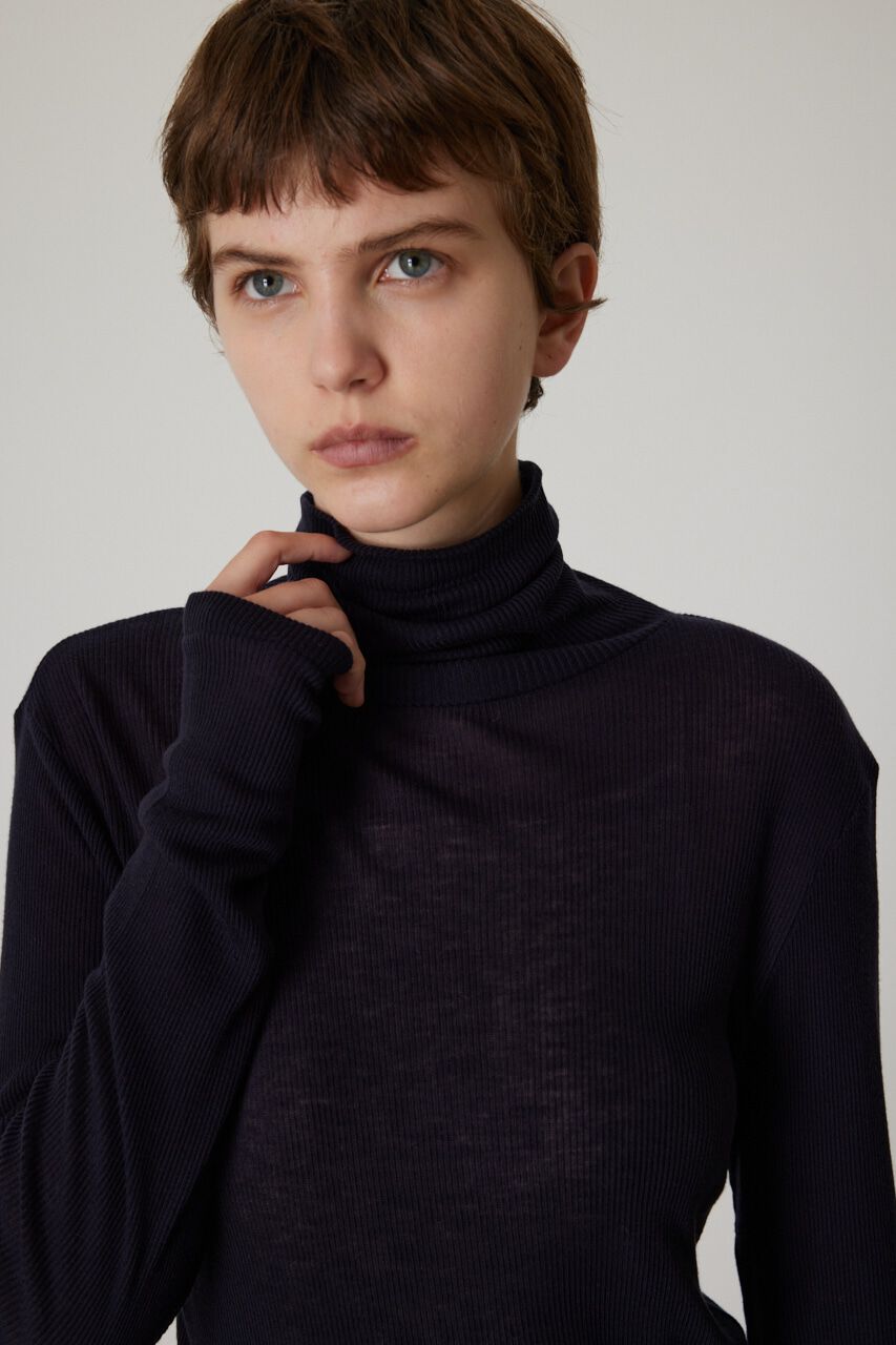 RIM.ARK 「Standard turtleneck cut tops」|Tシャツ・カットソー|D/NVY3