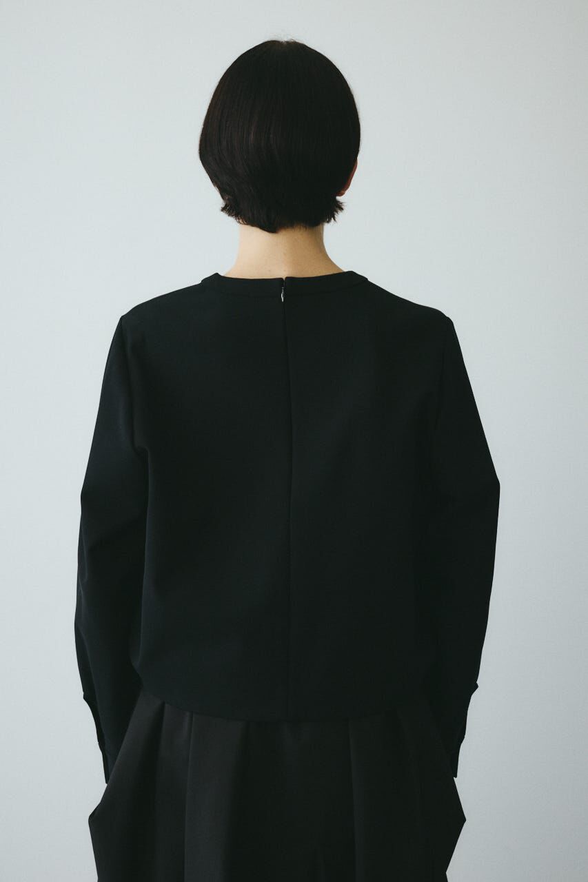 HeRIN.CYE「CLO Black frill pull over」|シャツ・ブラウス|