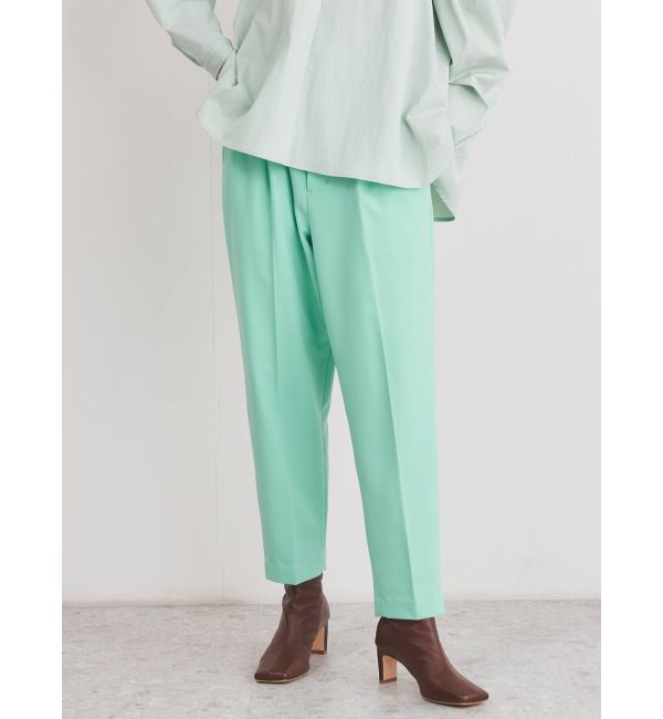 ELENDEEK「BUTTON BELT TUCK PT」|その他|ライトグリーン