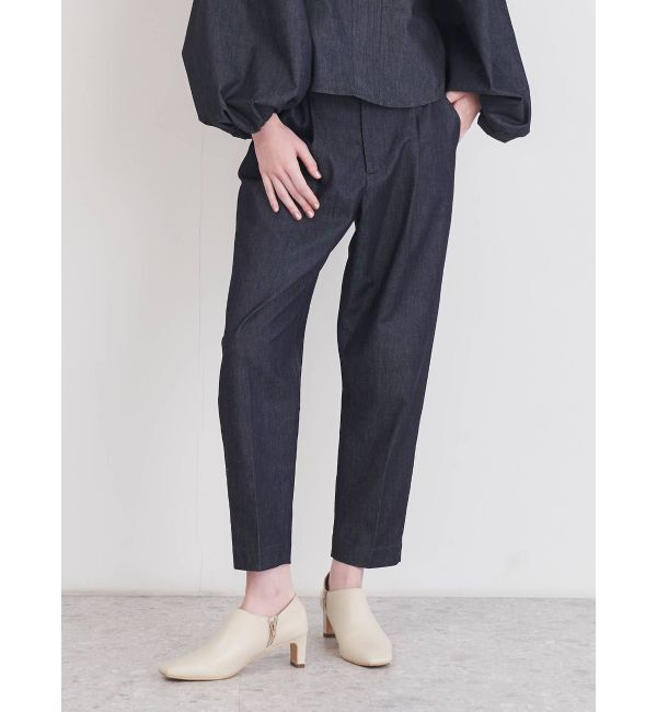 ELENDEEK「BUTTON BELT TUCK PT」|その他|インディゴ