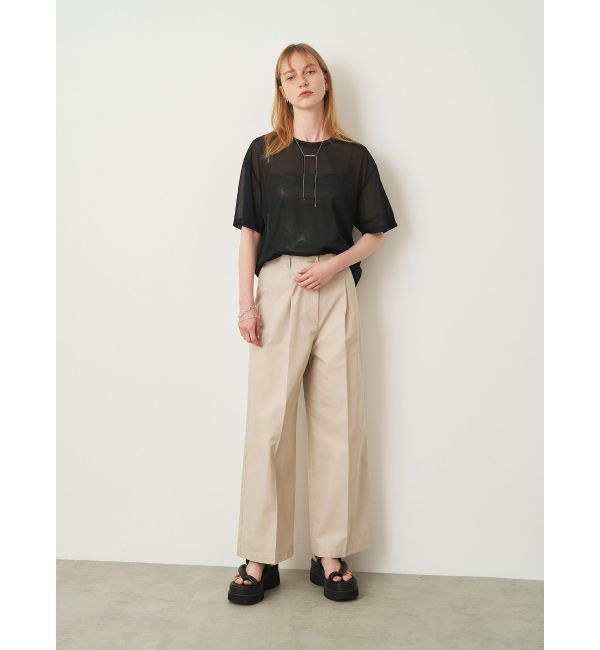 ELENDEEK「UPRIGHT WIDE CHINO PT」|チノ|