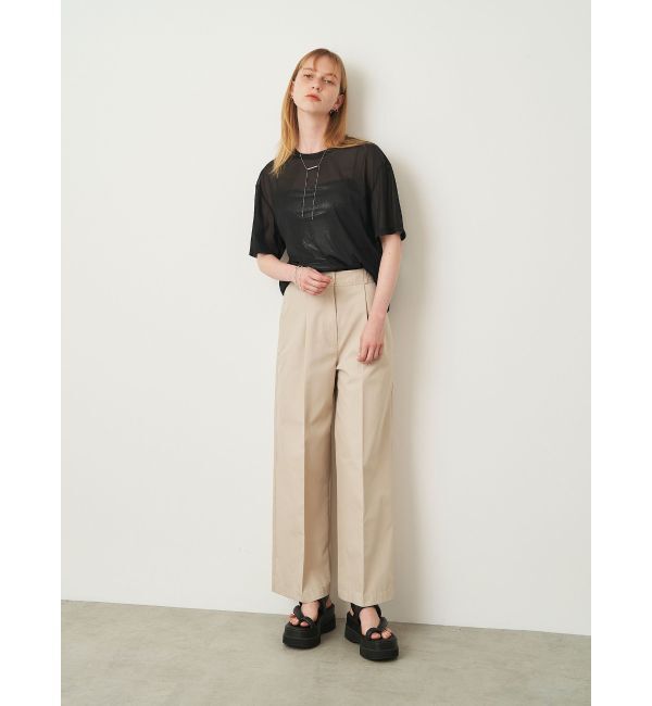 ELENDEEK「UPRIGHT WIDE CHINO PT」|チノ|