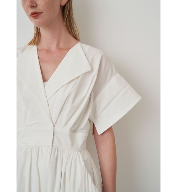 ELENDEEK「OPEN COLLAR SHIRT OP」|ワンピース|