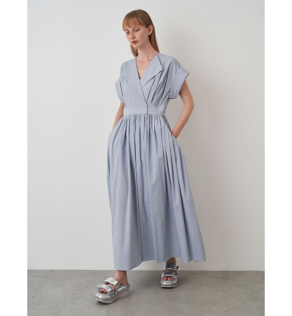 ELENDEEK「OPEN COLLAR SHIRT OP」|ワンピース|