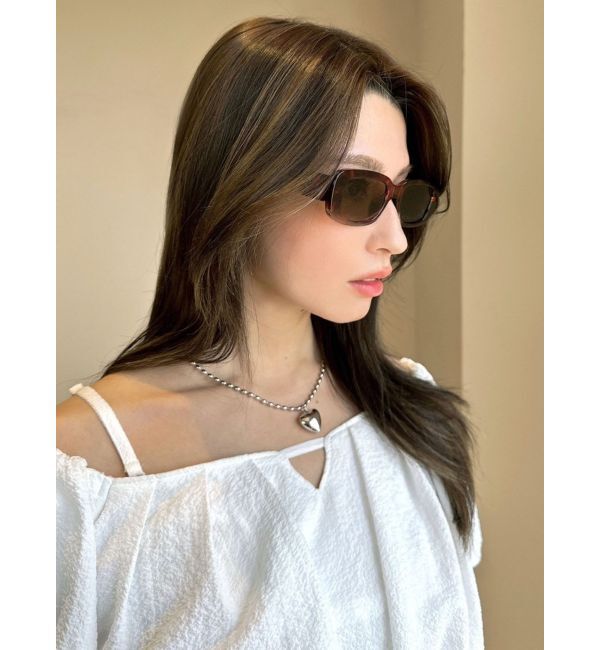 RESEXXY「カラーフレームスクエアサングラス」|サングラス|