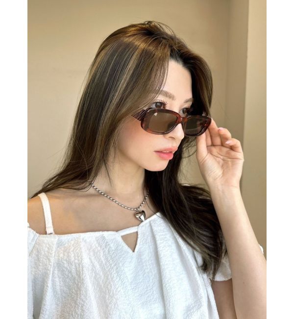 RESEXXY「カラーフレームスクエアサングラス」|サングラス|