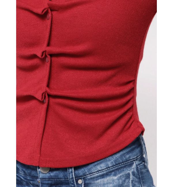 RESEXXY「センタータックショートスリーブトップス」|Tシャツ・カットソー|