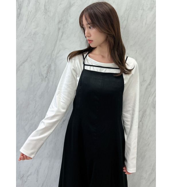 dazzlin「ストラップレイヤーキャミワンピース」|ワンピース|