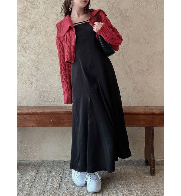 dazzlin「ストラップレイヤーキャミワンピース」|ワンピース|