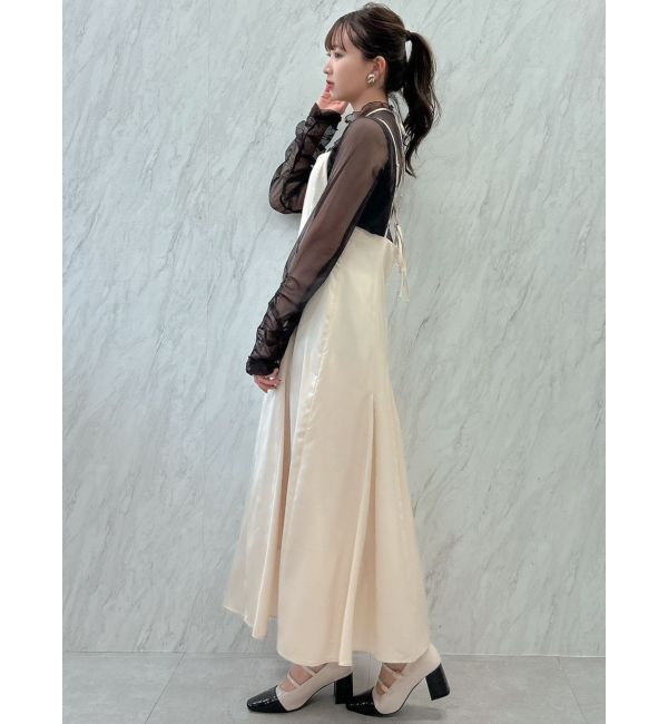 dazzlin「ストラップレイヤーキャミワンピース」|ワンピース|