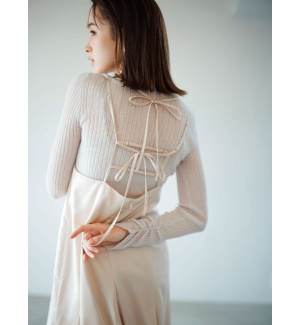 dazzlin「ストラップレイヤーキャミワンピース」|ワンピース|