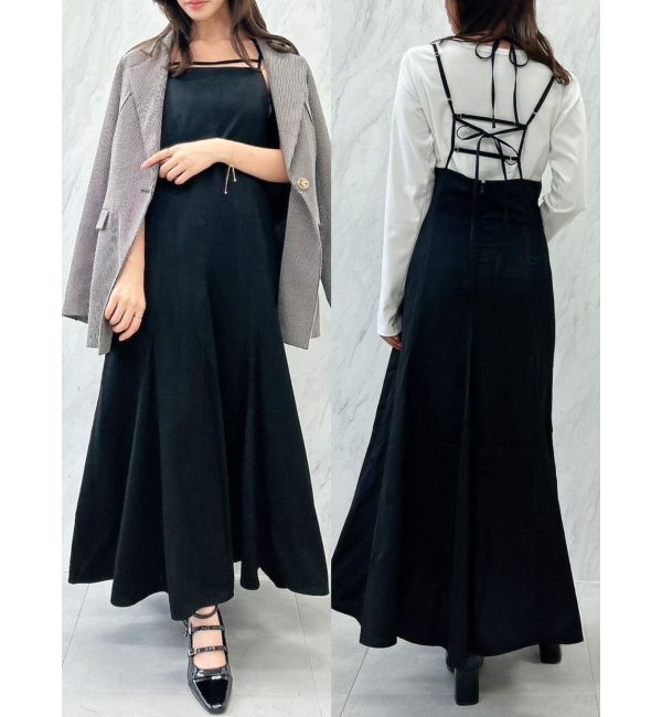 dazzlin「ストラップレイヤーキャミワンピース」|ワンピース|