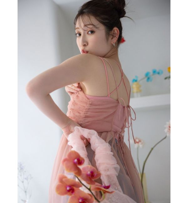 dazzlin「【WEB限定】チュールキャミトップス」|キャミソール|