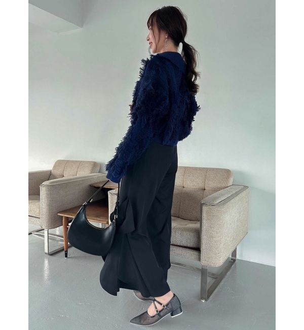 dazzlin「フリルスリットワイドパンツ」|その他|