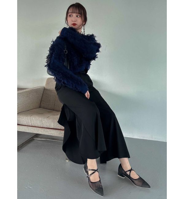 dazzlin「フリルスリットワイドパンツ」|その他|