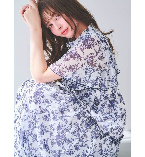 dazzlin「【復刻】Watercolorflowerワンピース」|ワンピース|