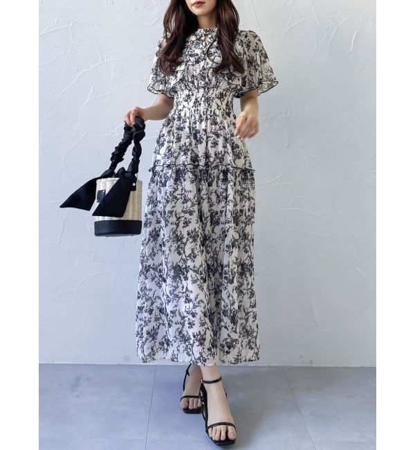 dazzlin「【復刻】Watercolorflowerワンピース」|ワンピース|