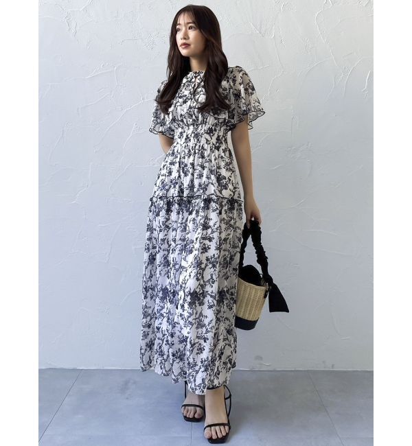 dazzlin「【復刻】Watercolorflowerワンピース」|ワンピース|