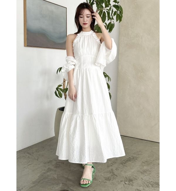 dazzlin「【再生産】アメスリフリルシェイプワンピース」|ワンピース|