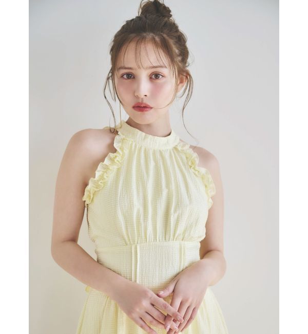 dazzlin「【再生産】アメスリフリルシェイプワンピース」|ワンピース|