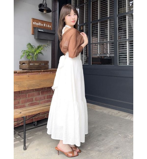 dazzlin「【再生産】アメスリフリルシェイプワンピース」|ワンピース|