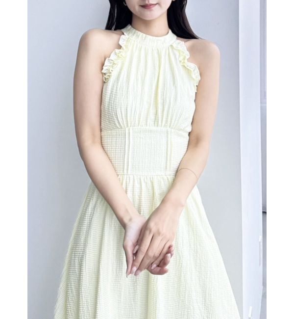 dazzlin「【再生産】アメスリフリルシェイプワンピース」|ワンピース|