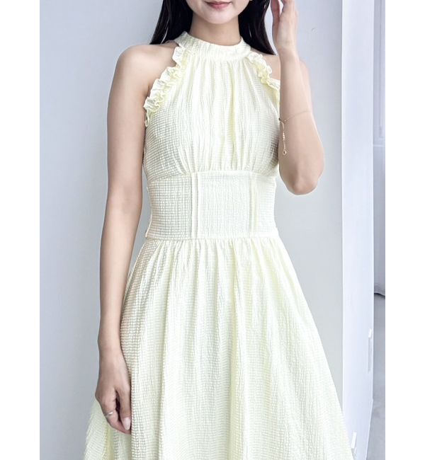 dazzlin「【再生産】アメスリフリルシェイプワンピース」|ワンピース|