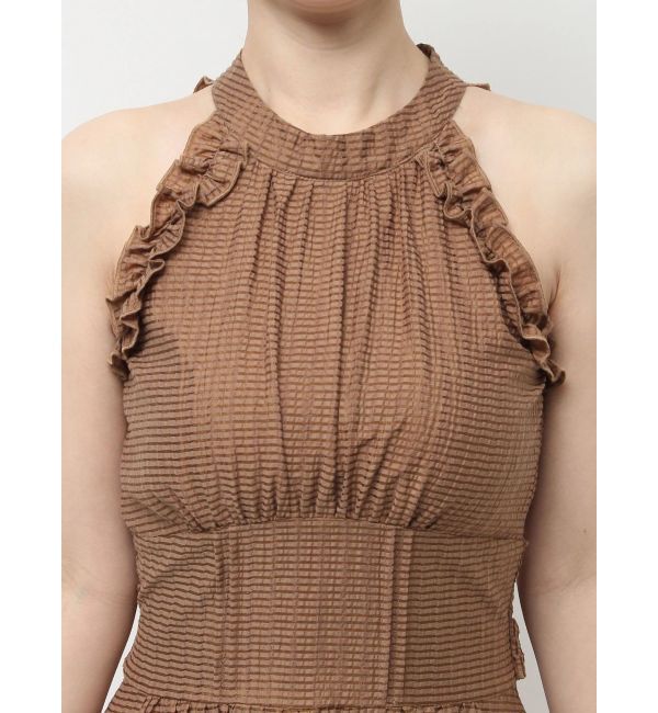 dazzlin「【再生産】アメスリフリルシェイプワンピース」|ワンピース|