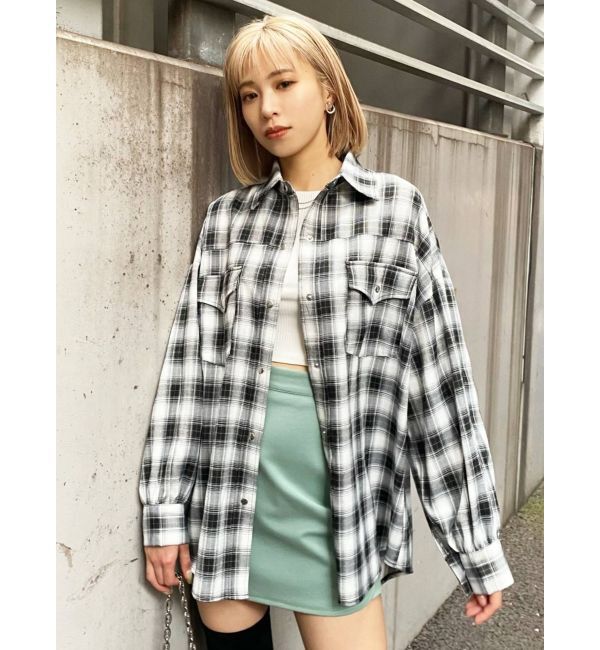 EMODA「ヴィンテージチェックシャツ」|シャツ・ブラウス|